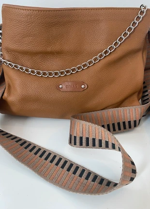 Sac à main cuir borsa capiente in vera pelle made in Italy con tracolla regolabile, brand: DIVAS, condition: Good, €10.00, €11.20 includes Buyer Protection