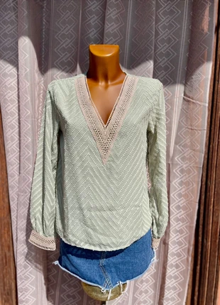 Blusa ricamata Schio S, marque: Shein, état: Très bon état, taille: S / 36 / 8, 3,00 €, 3,85 € Protection acheteurs incluse