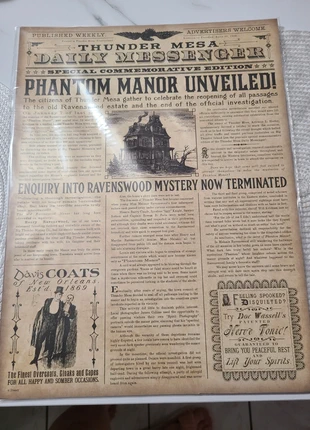 Journal du phantom manor, brand: Disneyland Paris, condizioni: Nuovo con cartellino, €5.00, €5.95 include la Protezione acquisti