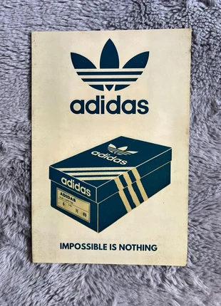 Poster Adidas Originals Vintage Retro Shoes Box Impossible is Nothing - 20x30, brand: adidas, condizioni: Ottime, €12.50, €13.83 include la Protezione acquisti Pro