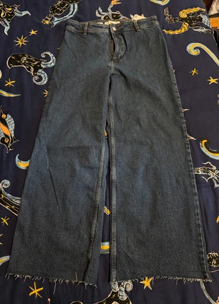 Jean culotte Mango Catherine Bleu brut, marque: Mango, état: Neuf avec étiquette, taille: XL / 42 / 14, 20,00 €, 21,70 € Protection acheteurs incluse