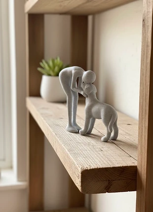 🐶🐾Statua Design “Legame Speciale” effetto Granito in PLA | Arredamento Moderno – 10x10 cm - Nuova🐶🐾, marca: Handmade, estado: Nuevo sin etiquetas, 13,50 €, 14,88 € Protección al comprador incluida