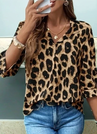 Chemise imprimé léopard, marque: Tendance, état: Neuf sans étiquette, taille: M / 38 / 10, 19,00 €, 20,65 € Protection acheteurs incluse