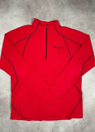 Veste polaire 1/4 zip Columbia | rouge | Taille XL Homme, brand: Columbia, condition: Very good, size: XL, €14.00, €15.40 includes Buyer Protection