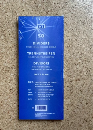 Trennstreifen bunt, brand: TSI, condizioni: Nuovo con cartellino, €1.50, €2.28 include la Protezione acquisti