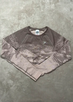 Gymshark Adapt Ombre Crop Top marron - Taille S, marke: Gymshark, zustand: Sehr gut, größe: S / 36 / 8, 11,00 €, 12,25 € beinhaltet Vinted-Käuferschutz Pro