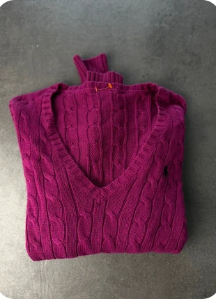 Pull col v torsadé - Ralph Lauren - Taille L, marque: Ralph Lauren, état: Très bon état, taille: L / 40 / 12, 30,00 €, 32,20 € Protection acheteurs incluse