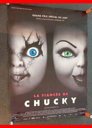 Affiche poster cinéma La fiancée de Chucky Universal, marque: Universal, état: Bon état, 11,99 €, 13,29 € Protection acheteurs (Pro) incluse