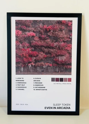 Framed poster Sleep Token Even in Arcadia, brand: Metal, condizioni: Ottime, €9.90, €11.10 include la Protezione acquisti