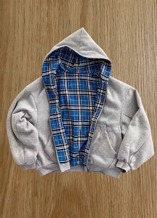 Veste taille L réversible grise, marque: Japan Style, état: Très bon état, taille: L, 49,99 €, 53,19 € Protection acheteurs incluse