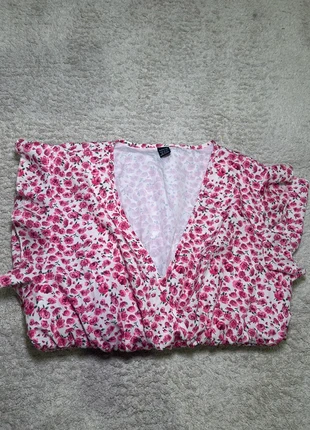 Robe longue à fleurs - XL, marque: Shein, état: Très bon état, taille: XL / 42 / 14, 4,00 €, 4,90 € Protection acheteurs incluse