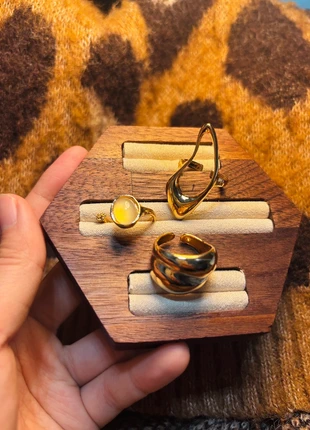 Vintage ring set 3 pieces, marque: Vintage Love, état: Très bon état, taille: Ajustable, 8,00 €, 9,10 € Protection acheteurs incluse