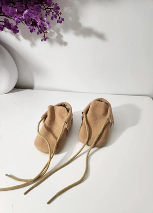 Chaussons mocassins camel 0-6 mois, brand: Baby, condition: Very good, size: 18, €1.50, €2.28 includes Buyer Protection