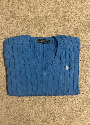 Pull torsade Ralph Lauren couleur bleu en très bon état taille M femme, brand: Ralph Lauren, condition: Very good, size: M / 38 / 10, €47.90, €51.00 includes Buyer Protection