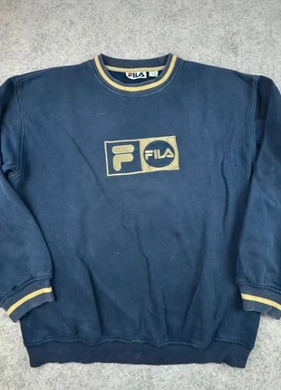 Pull Fila bleu marine look vintage ultra stylé, pièce unique, état: Bon état, taille: M, 15,00 €, 16,45 € Protection acheteurs incluse