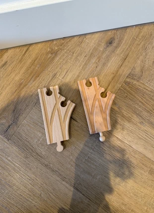 Very good 2x Brio wooden train houten trein 33307 eisenbahn toy short track switch wissel set, brand: Brio, condizioni: Ottime, taglia: Taglia unica, €9.69, €10.87 include la Protezione acquisti