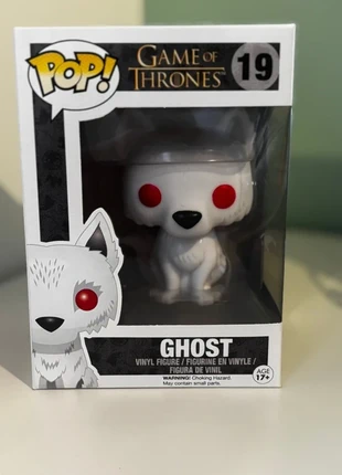POP! Game of Thrones n°19 – Ghost – Funko Pop, marca: Funko Pop, estado: Muito bom, tamanho: Prematuro, até 44 cm, €18.00, €19.60 inclui Proteção do Comprador