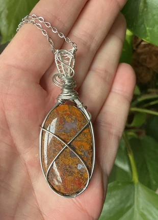 🌸 Marokaanse agaat edelsteen ketting 🌸, staat: Heel goed, € 18,00, € 19,60 inclusief Kopersbescherming Pro