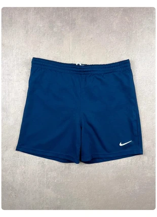 Nike Solo Swoosh Sports Shorts with Embroidered Logo and Elastic Waist | Blue | Size M | Women, marque: Nike, état: Très bon état, taille: M / 38 / 10, 22,00 €, 23,80 € Protection acheteurs incluse
