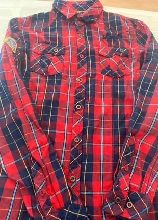 Chemise enfant à carreaux, marque: Popular Shirt, état: Très bon état, taille: 16 ans / 176 cm, 5,40 €, 6,37 € Protection acheteurs incluse