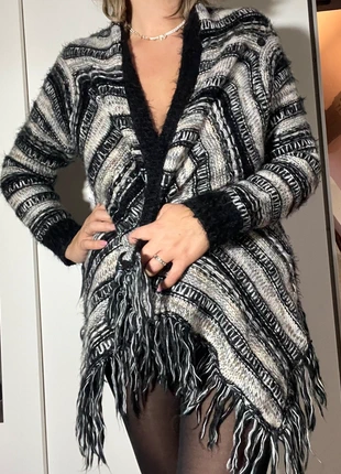 Gilet cardigan à franges femme taille 46 / vintage dressing, brand: Vintage Dressing, condition: Very good, size: XXXL / 46 / 18, €9.00, €10.15 includes Buyer Protection Pro