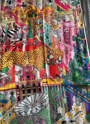 Foulard 190x70cm animaliers jaune tigre, marque: POPMART, état: Neuf avec étiquette, 14,99 €, 16,44 € Protection acheteurs incluse