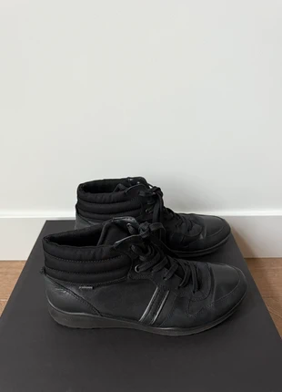 ECCO Gore-Tex Black High-Top Sneakers – Waterproof, Size 38, marca: ECCO, estado: Muito bom, tamanho: 38, €45.00, €47.95 inclui Proteção do Comprador