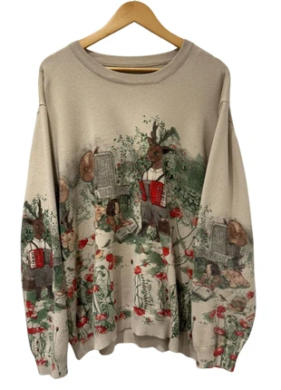 Cute Floral / Scenic Jumper, brand: manfinity, condition: Very good, size: 5XL, £15.00, £16.45 includes Buyer Protection