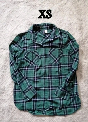 Chemise à carreaux H&M Divided XS, marke: H&M Divided, zustand: Sehr gut, größe: XS / 34 / 6, 3,50 €, 4,38 € inklusive Vinted-Käuferschutz