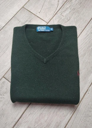 Pull col V homme Ralph Lauren taille M vert foncé, marque: Ralph Lauren, état: Bon état, taille: M, 25,00 €, 26,95 € Protection acheteurs (Pro) incluse