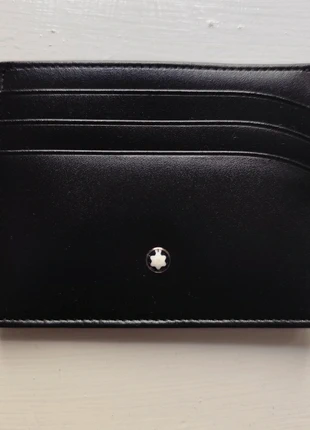 Portacarte Montblanc Meisterstück (nuovo, mai usato) - 6 Tasche in Pelle (Nero), marque: Montblanc, état: Neuf avec étiquette, 149,90 €, 158,10 € Protection acheteurs incluse