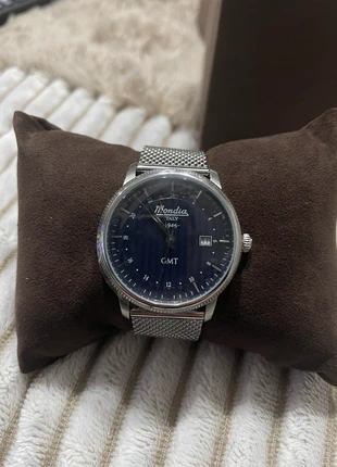 Mondia 1946 GMT Blu Acciaio Mesh – Nuovo, Con Cartellino, marke: mondia, zustand: Neu, mit Etikett, größe: 39–42 mm, 145,00 €, 152,95 € inklusive Vinted-Käuferschutz