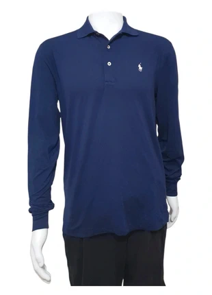C-047 Polo homme Ralph Lauren bleu marine manches longues avec logo brodé Taille S. Old Money, marke: Ralph Lauren, zustand: Sehr gut, größe: S, 31,50 €, 33,78 € beinhaltet Vinted-Käuferschutz Pro