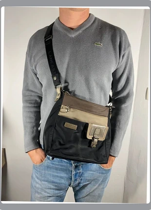 Sac vintage Lancaster logo brode noir/ marron, marque: Lancaster, état: Très bon état, 24,90 €, 26,85 € Protection acheteurs incluse