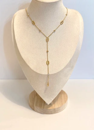 Sublime collier en Y en acier inoxydable doré, marke: Boutique indépendante, zustand: Sehr gut, 14,90 €, 16,35 € beinhaltet Vinted-Käuferschutz Pro