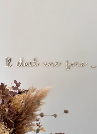 Décoration murale en bois « Il était une fois », brand: Décoration murale il était une fois, condizioni: Ottime, €12.00, €13.30 include la Protezione acquisti Pro
