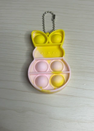 Yellow and pink Bunny Fidget Toy Keychain, brand: Bunny, condition: Very good, size: One size, £1.00, £1.38 includes Buyer Protection