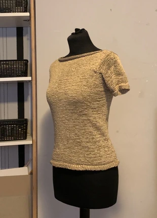 T-shirt texturé tricot, condizioni: Buone, taglia: M / IT 42 / EU 38, €2.00, €2.80 include la Protezione acquisti