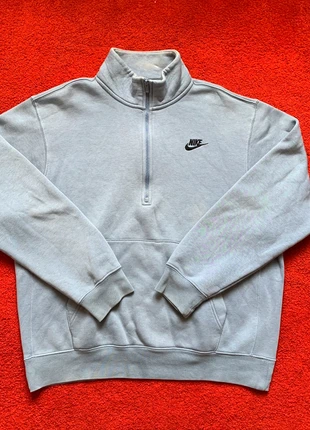 Polaire / Quart zip Nike bleu gris en bon état, brand: Nike, condizioni: Buone, taglia: M, €10.00, €11.20 include la Protezione acquisti