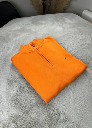 Pull Half Zip Tommy Hilfiger orange XL, brand: Tommy Hilfiger, condition: Very good, size: XL, €35.00, €37.45 includes Buyer Protection Pro