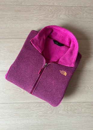 Polaire The North Face femme M rose fuchsia zippée, chaude et douce, logo doré brodé, brand: The North Face, condition: Very good, size: M / 38 / 10, €30.00, €32.20 includes Buyer Protection