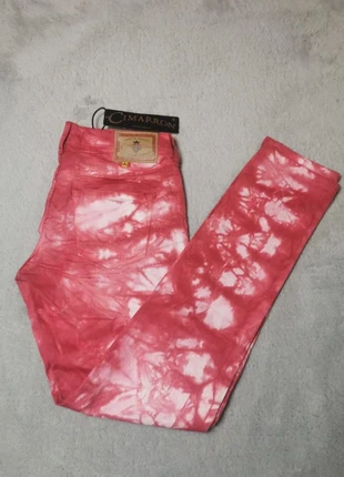 Cimarron Jeans, modèle Clara rose foncé/blanc taille36, marke: CIMARRON, zustand: Sehr gut, größe: S / 36 / 8, 10,00 €, 11,20 € inklusive Vinted-Käuferschutz