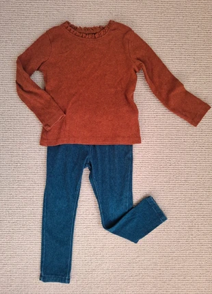 Next Rust Frill Neck Top – Size 2–3 Years | Soft & Stylish Autumn Essential, brand: Next, condition: Very good, size: 24-36 months / 92 cm, €2.50, €3.33 includes Buyer Protection