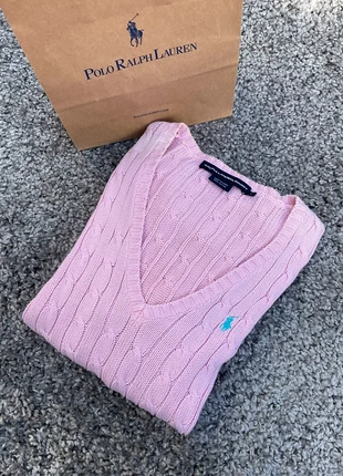 Pull côtelé en maille torsadé Ralph Lauren rose taille L, marque: Ralph Lauren, état: Très bon état, taille: L / 40 / 12, 39,99 €, 42,69 € Protection acheteurs incluse