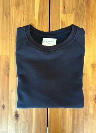 Sweat Col Rond Sandro Taille XS Bleu Marine, marca: Sandro, estado: Bom, tamanho: XS, €29.00, €31.15 inclui Proteção do Comprador