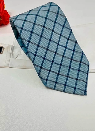 Cravate Brooks brother 346 USA - soie gris bleu carreau - 9,5 cm, marque: Brooks Brothers, état: Très bon état, 6,00 €, 7,00 € Protection acheteurs (Pro) incluse