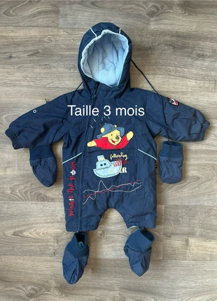 Combinaison combipilote taille 3 mois Winnie l’ourson Disney, marque: Disney, état: Très bon état, taille: 3-6 mois / 62 cm, 5,00 €, 5,95 € Protection acheteurs (Pro) incluse