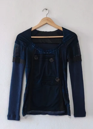 Top blu, marke: Vintage Dressing, zustand: Gut, größe: XS / 34 / 6, 9,99 €, 11,19 € inklusive Vinted-Käuferschutz
