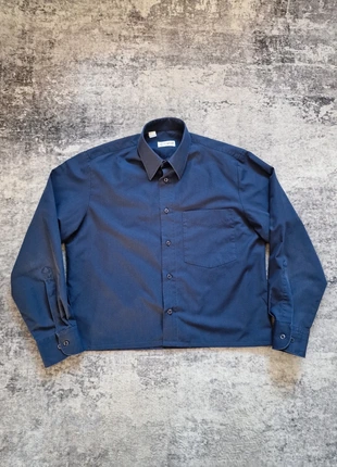 90s blue crop shirt Walbusch, brand: Vintage Dressing, condizioni: Ottime, taglia: S, €8.00, €9.10 include la Protezione acquisti Pro