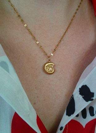 Coquillage 🌟 coquille de plage 🌟 renouveau 🌟 collier acier inoxydable, marke: acier inoxydable, zustand: Sehr gut, 8,00 €, 9,10 € beinhaltet Vinted-Käuferschutz Pro